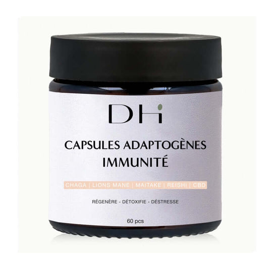 Capsules de CBD + adaptogènes - Immunité - Cure renforcement immunitaire