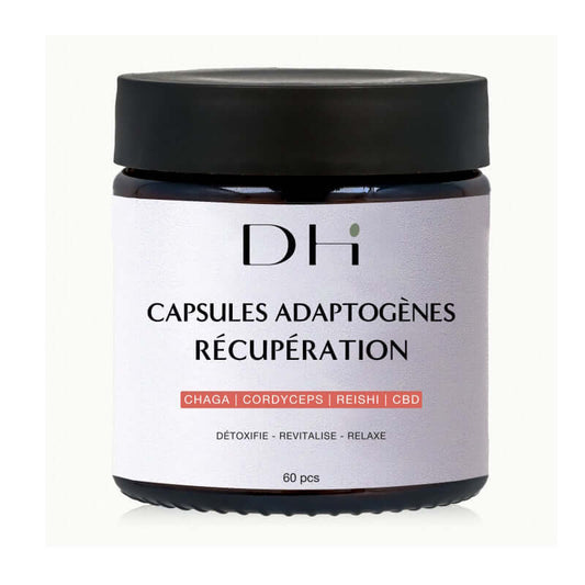 Capsules de CBD + adaptogènes - Cure de récupération